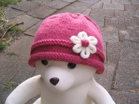 Flapper Style Baby Hat 0 - 24 Months - Made To Order