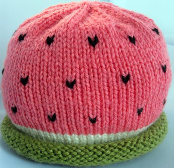 Watermelon Baby Hat - Newborn - 24 Months - Custom And Handmade To Order For You