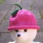 Pink Berry Hat 0 - 3 Months - Made To Order