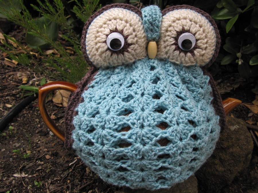 Owl Tea Cosy - Duck Egg Blue - Made To Order on Luulla